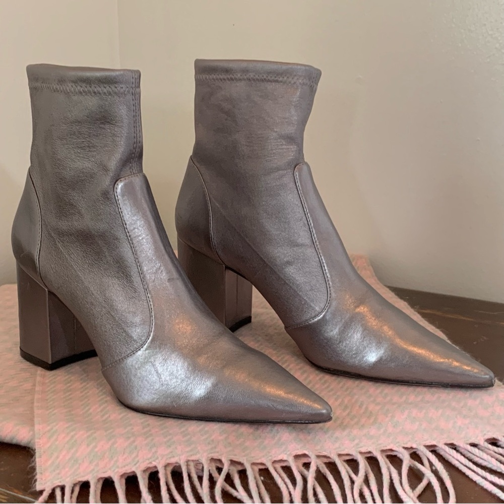 Stuart Weitzman Stuart 75 Block Stretch Bootie